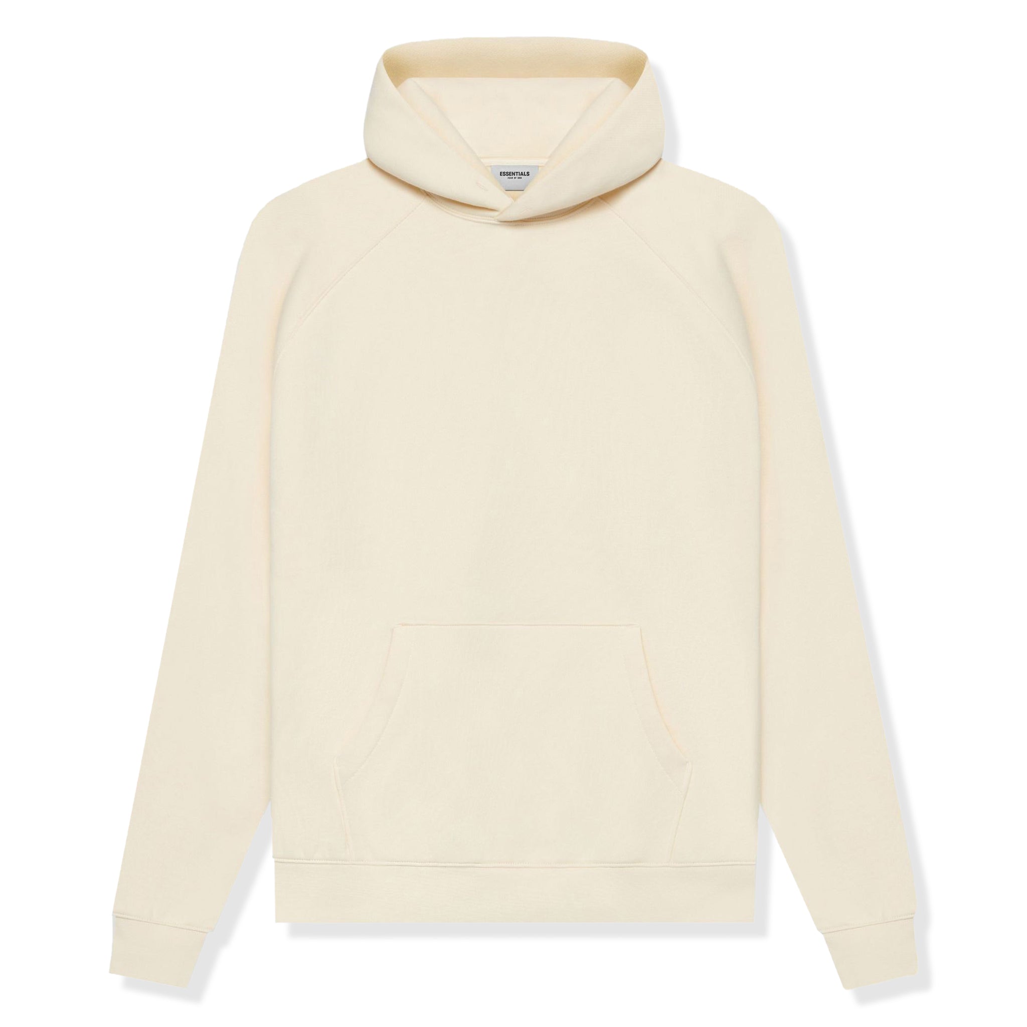 Image of Fear Of God Essentials Reverse Logo Buttercream Hoodie (SS21)